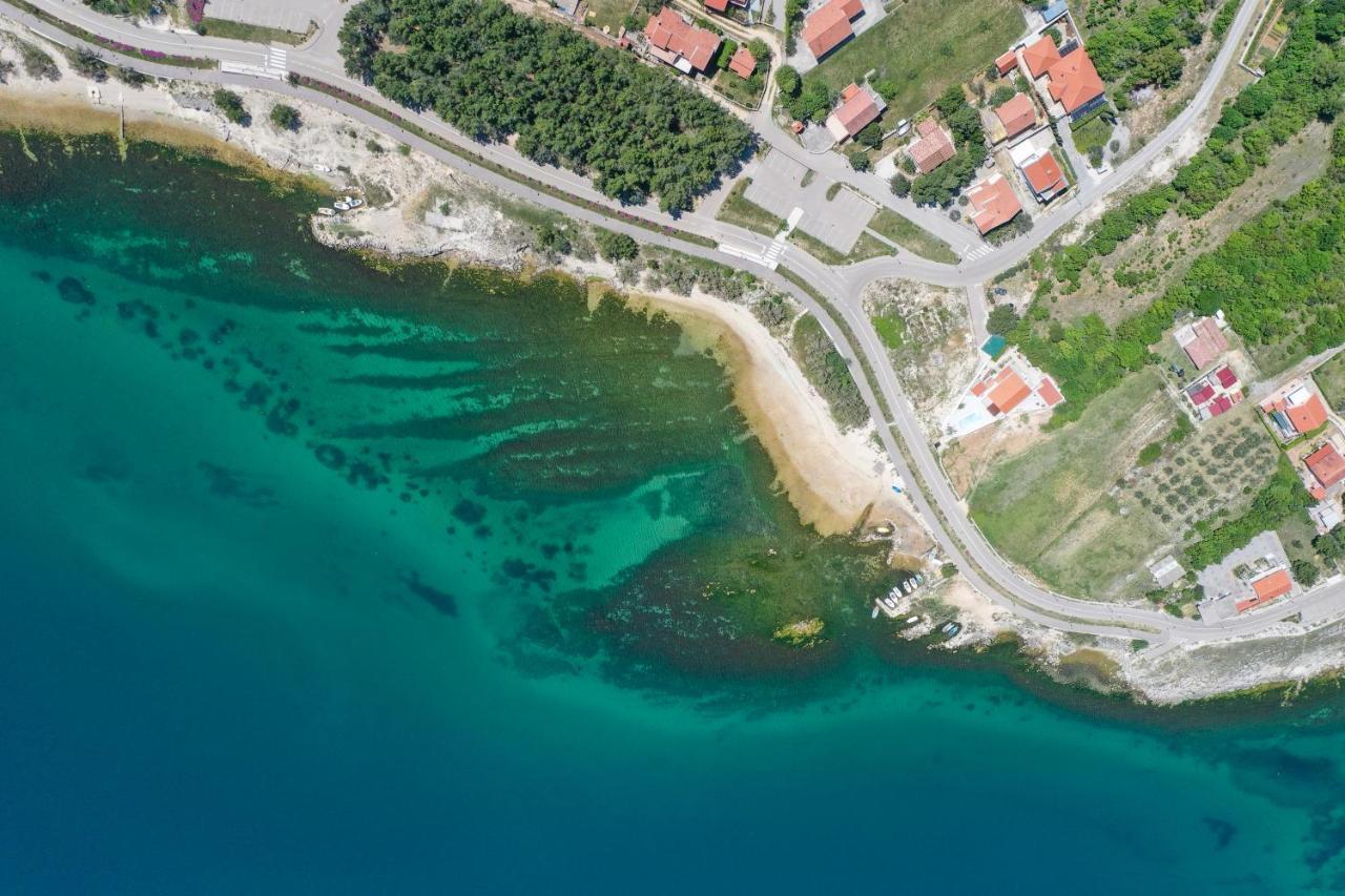 Apartment Vala, 4*, Sea View & Private Heated Pool Pridraga Luaran gambar